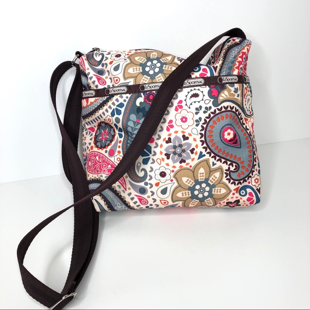 LeSportsac adjustable shoulder purse EUC